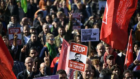 Protests as Recep Tayyip Erdogan opens large mosque in Germany | World ...