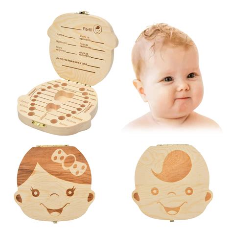 Mother & Kids Baby Teeth Box 10PCS Baby Tooth Box Organizer Mouse ...