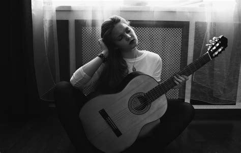 Free Images : man, music, black and white, people, girl, woman, hair ...