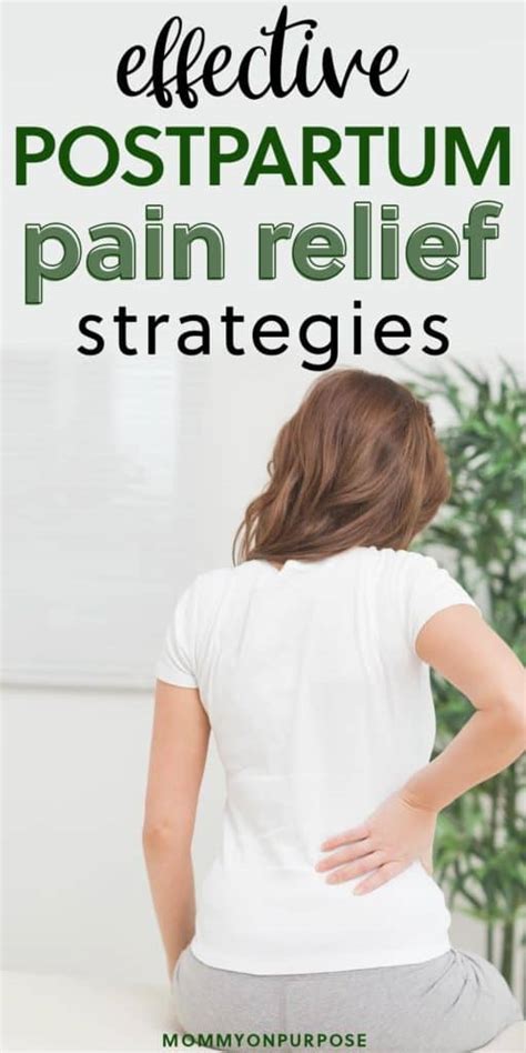 How to Naturally Treat Postpartum Pains: Back, Pelvis, and More - Mommy on Purpose