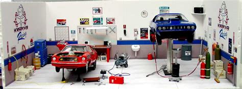 diorama garage - Recherche Google | Diorama, Diecast, Garage