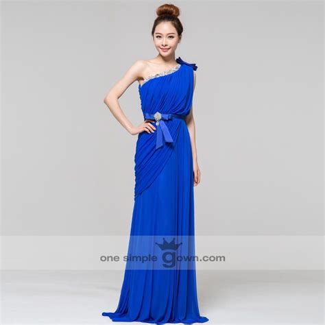 sapphire blue color dress - Philomena Mcclung