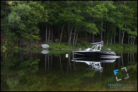 Photos of boating on Sebago Lake, Maine