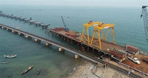 New Pamban Railway Bridge: 84 Per Cent Construction Complete On India’s First Vertical-Lift ...