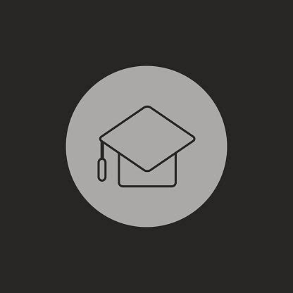 Icon Of Academic Hat Stock Clipart | Royalty-Free | FreeImages