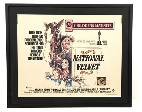 Lot - 1971 NATIONAL VELVET ORIGINAL MOVIE POSTER