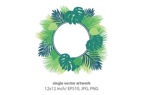 Palm branches - VECTOR ARTWORK (737167)