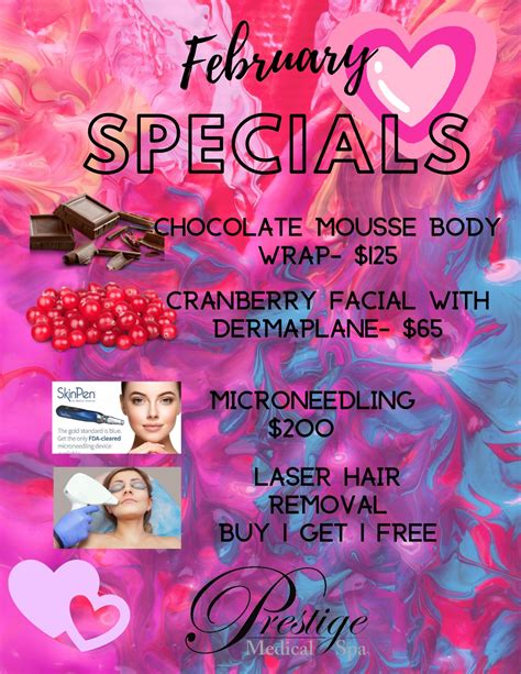 February Specials | Prestige Medical Spa