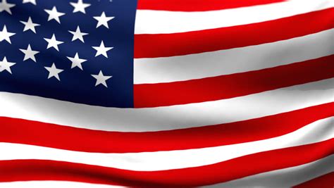 hd american flag slow waving close Stock Footage Video (100% Royalty ...