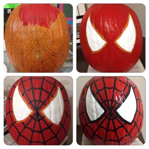 Spider Man Pumpkin Carving Template