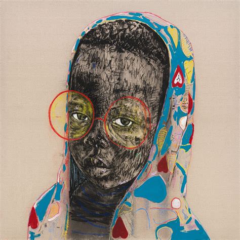 Mixed-Media Portraits by Nelson Makamo Reflect Childhood Innocence and Wonder — Colossal