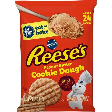 Pillsbury Reese's Peanut Butter Cookies, 16.0 OZ - Walmart.com ...