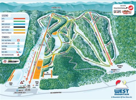 West Mountain Trail Map, Stats and Profile | NY Ski Directory