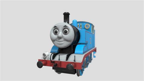 Thomas The Tank Engine Free VR AR Low-poly 3D Model Rigged CGTrader ...