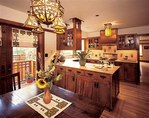 Today's Arts & Crafts Kitchens - Design for the Arts & Crafts House | Arts & Crafts Homes Online