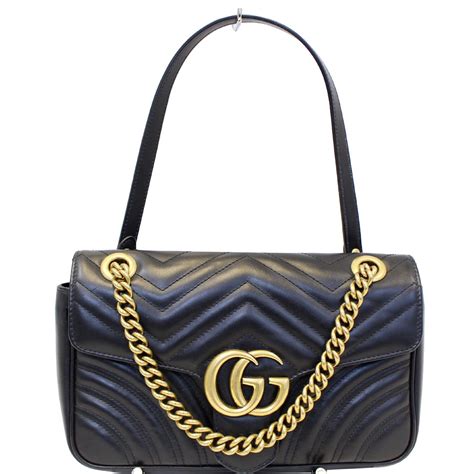 Gucci GG Marmont Small Matelasse Leather Crossbody Bag