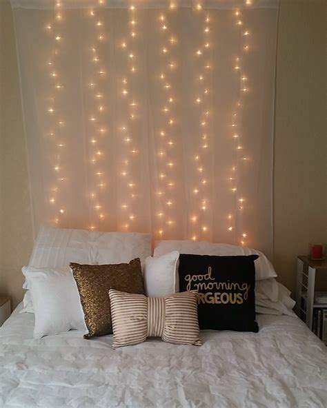 target bedding string lights bow gold bedroom white black