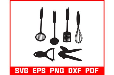 Kitchen Utensils SVG Graphic by fashionzonecreations · Creative Fabrica