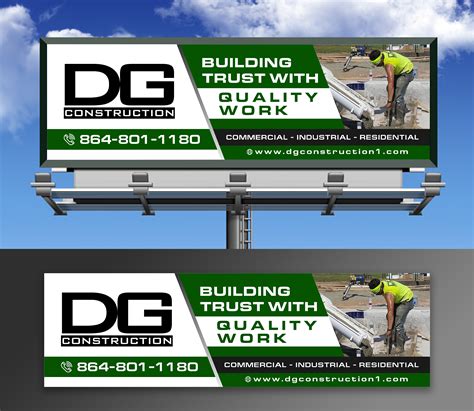 Billboard Design for DG CONSTRUCTION by OwnDesign | Design #24551944