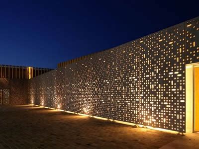 Perforated Metal Sheet for Facades, Infill Panels, Space Partitioning