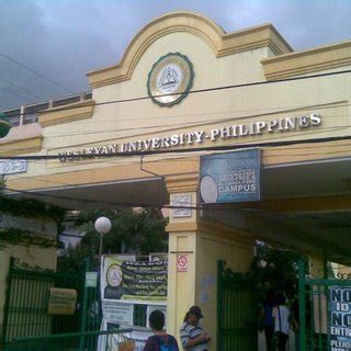 Wesleyan University -Philippines' Main Gate Wesleyan University ...