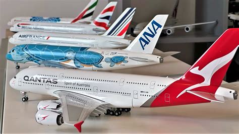 Qantas Airbus A380, 1:200 Diecast model Unboxing / Gemini Jets - YouTube