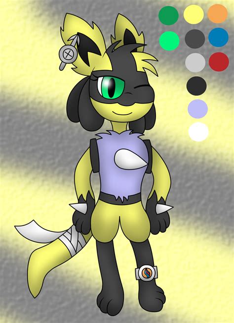 Shiny the Shiny Lucario - Redesigned by Hebi95 on DeviantArt