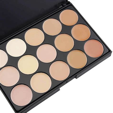 15 Colors Natural Professional Concealer Palette makeup Foundation ...