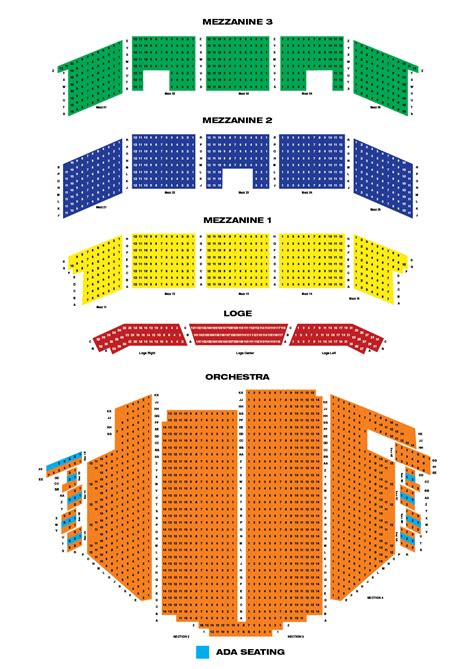 Paramount Seating Chart Seattle