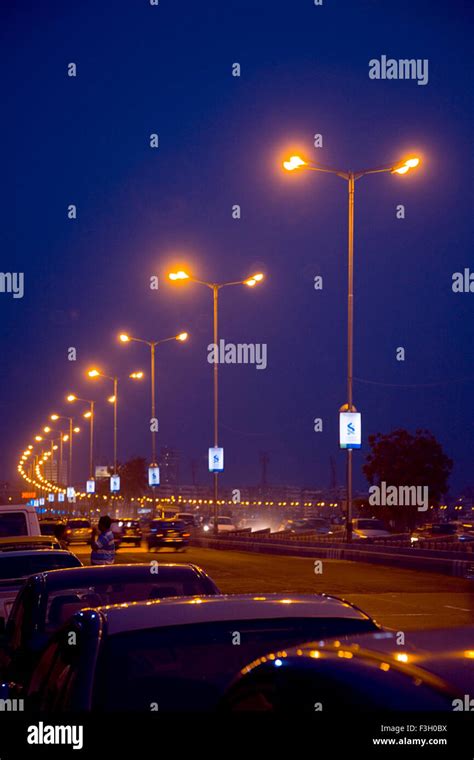 Night view of Marine drive street ; Mumbai Bombay ; Maharashtra ; India Stock Photo - Alamy