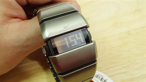 Nike D Line Titanium Mens Watch - WC0007-001 - Rare !! – Welwyn Watch Parts