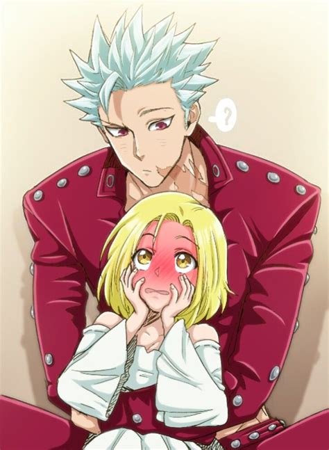 The seven deadly sins Ban x Elaine | Pecados capitales, 7 pecados, Anime 7 pecados capitales