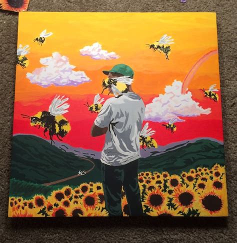 Flower Boy Album Cover Painting