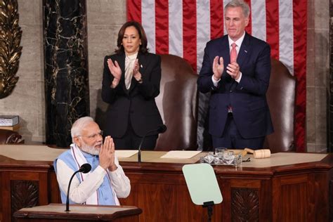 India's prime minister praises 'beauty of democracy' in speech to U.S. Congress - UPI.com