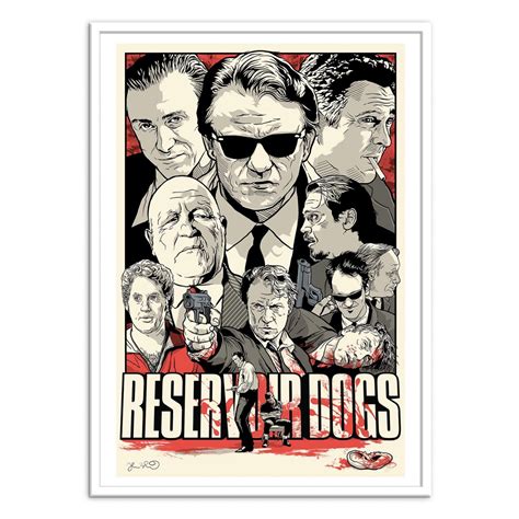 Art-Poster Movies - Reservoir dogs, by Joshua Budich