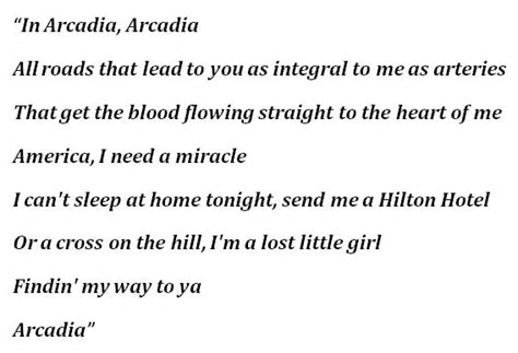 Lana Del Rey's "Arcadia" Lyrics Meaning - Song Meanings and Facts