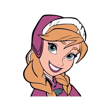 Anna Frozen SVG - TopFreeDesigns