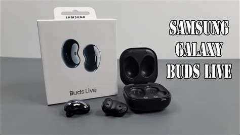 Samsung Galaxy Buds Live Black color unboxing - YouTube