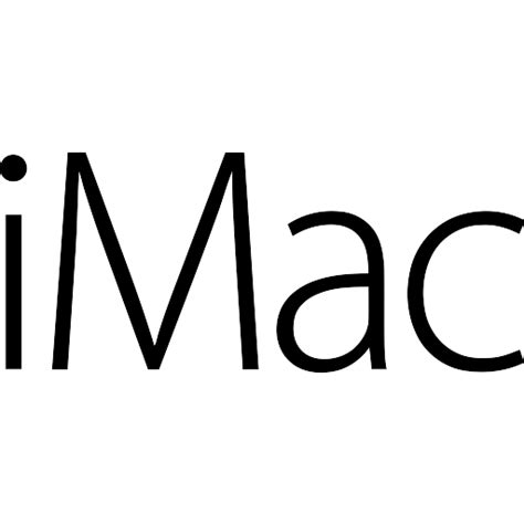 Apple iMac logo vector SVG, PNG download free