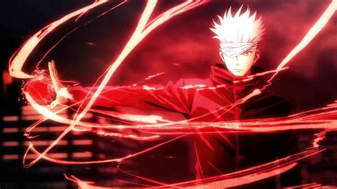 Satoru Gojo Red Reversal Jujutsu Kaisen Anime Wallpaper K Ultra Hd Id ...