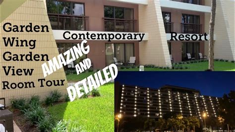 Disney Contemporary Resort Garden Wing Standard View | Fasci Garden