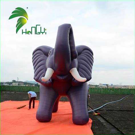 Customized Giant Inflatable Elephant , Large Inflatable Animals For ...