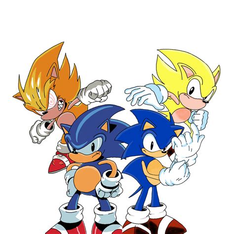 Fleetway Sonic Vs Archie Sonic