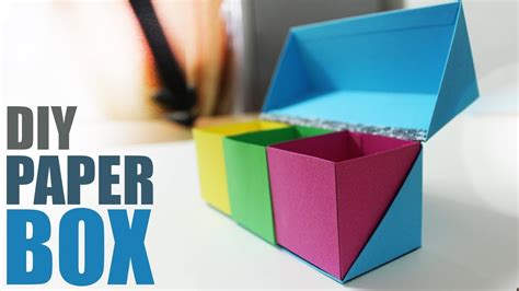 DIY Paper Storage Box - DIY Paper Box - YouTube