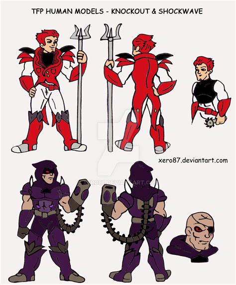 TFP: human models KnockOut and ShockWave by xero87 on DeviantArt