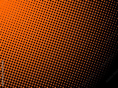 A nice halftone background, orange to black gradient. Put your text with a fancy font to create ...
