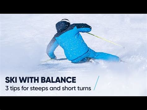 HOW TO SKI WITH BALANCE | 3 Tips for steeper slopes and short turns - YouTube in 2021 | Skiing ...