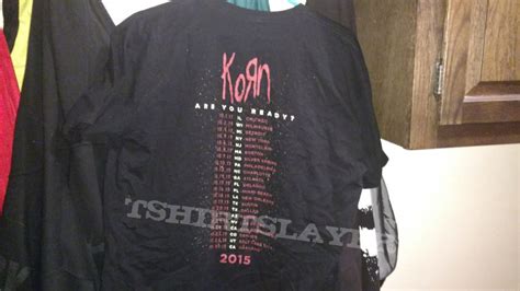 Korn - Tour shirt w/ dates on back | TShirtSlayer TShirt and BattleJacket Gallery