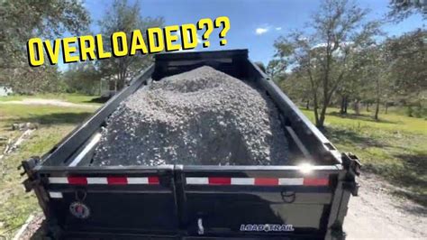 10000 lbs of Crushed Concrete - YouTube