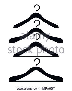 Clothes Hanger Silhouette at GetDrawings | Free download